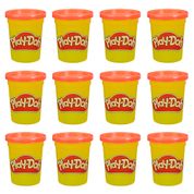 Massa De Modelar - Play-Doh - Conjunto Com 12 Potes - Vermelho - Hasbro