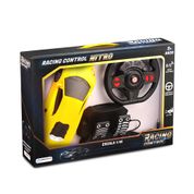 Veículo de Controle Remoto - Racing Control Nitro - Amarelo - Multikids