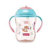 Copo De Treinamento Com Canudo - Rosa Pink - Fisher-Price - Multikids