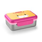 Porta Mantimentos - Bento Box - Aço Inox - Rosa Fresh - Fisher-Price