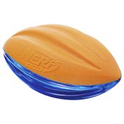 Brinquedo para Pets - Bolinha de Futebol Americano - 15Cm - Laranja e Azul - NERF Dogs