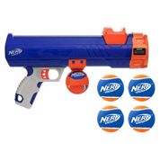 Kit de Brinquedo para Pets - Lançador de Bolinhas + 4 Bolinhas de Tênis - NERF Dogs