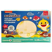 Fralda de Pano - 120x70Cm - Estampada Luxo - Baby Shark - Cremer