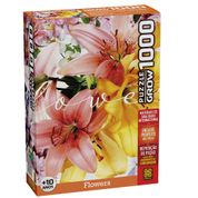 Quebra-Cabeça - Puzzle - Flowers - 1000 Peças - Grow