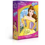 Quebra-Cabeça - Metalizado - 200 Peças - Disney - Princesa - Bela - Toyster