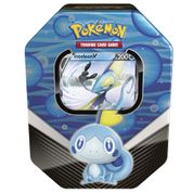 Coleção Cartas Pokemon Parceiros de Galar Lata com 25 Cartas