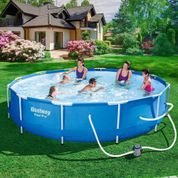 Piscina Estrutural 6.473 Litros com Bomba Filtro Bestway 110v