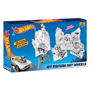 Kit de Pintura - Hot Wheels - com 6 Telas - Fun