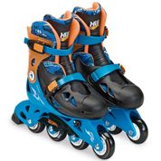 Patins com Acessórios de Segurança - Hot Wheels - Tamanho 33 a 36 - Fun - Azul