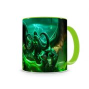 Caneca World Of Warcraft Illidan I Verde