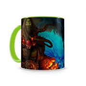 Caneca World Of Warcraft Thrall I Verde