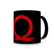 Caneca God Of War Logo Vermelho Preta