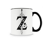 Caneca Legend Of Zelda Esp Preta