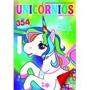 Unicórnios - Megaprancheta para Colorir com Adesivos