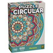 Quebra-cabeça - 600 Peças - Mandala - Circular - Grow