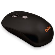 Mouse Sem Fio Usb Flat 3 Botões MS401 Preto - Oex