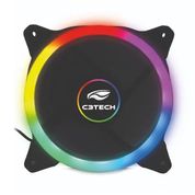 Cooler Fan C3Tech F7-L120M 12Cm Led 5 Cores - C3Tech