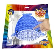 Brinquendo Pop It - Fura Bolha - Aperta Pop - Fura Bolha - Aperta Pop - Baleia - Azul - Toyng
