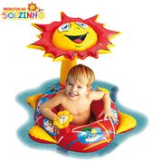 Bóia Inflável - Baby Bote com Cobertura - Solzinho