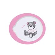 Pratinho De Alimentação Toddler Urso - Rosa - Minimi