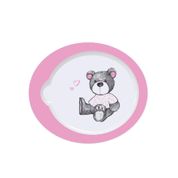 Pratinho De Alimentação Toddler Urso - Rosa - Minimi