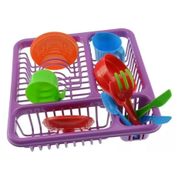 Kit Cozinha Infantil Brinquedo Panelas E Escorredor Meninas