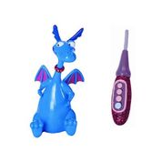 Mini Figura Doutora Brinquedos - Dragão Felpudo (stuffy) e Termômetro