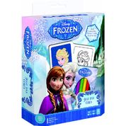 Jogo Das Cores com Giz de Cera - Frozen