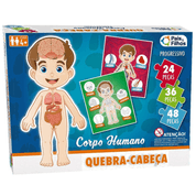 Puzzle Progressivo Corpo Humano 21,36,48 Peças - Pais e Filhos - UNICA