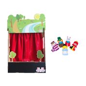 Combo Teatro Floresta + Kit Dedoches Alice (73x48x17)