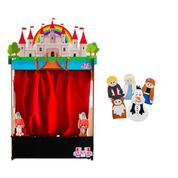 Combo Teatro Castelo + Kit Dedoches Frozen (50x33x12)