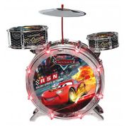 Bateria Infantil - Disney Cars com LED - Yellow