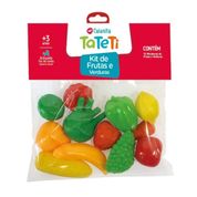Kit de Frutas e Verduras - 12 Peças - Ta Te Ti UNICA