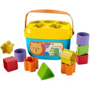 Balde e Blocos de Montar Primeiros Blocos - Fisher-Price FGP10