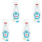 4 ESCOVAS DE DENTES FISHER PRICE 12M+ ANTI-DESLIZANTE