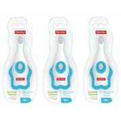 3 ESCOVAS DE DENTES FISHER PRICE 12M+ ANTI-DESLIZANTE