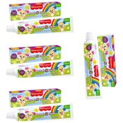 KIT COM 4 GEL DENTAL COM FLÚOR BUBBLE GUM 50G - FISHER PRICE