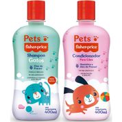 SHAMPOO + CONDICIONADOR PETS FISHER PRICE PARA GATOS - 400ML