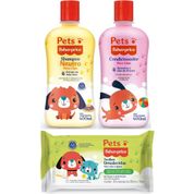 SHAMPOO + CONDICIONADOR + LENCINHO PETS FISHER PRICE NEUTRO