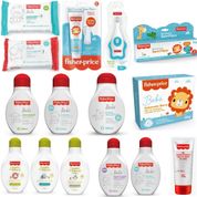 KIT CHÁ DE BEBE FISHER PRICE - HIPOALERGÊNICO - 15 ITENS