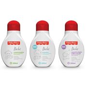 KIT SHAMPOO + CONDICIONADOR + SABONETE LIQUIDO FISHER PRICE