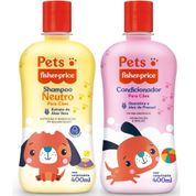 SHAMPOO + CONDICIONADOR PETS FISHER PRICE NEUTRO - 400ML