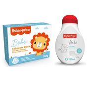 KIT SABONETE + COLONIA PARA BEBE FISHER PRICE HIPOALERGÊNICO