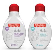 KIT SHAMPOO + SABONETE LIQUIDO PARA BEBE FISHER PRICE 400 ML