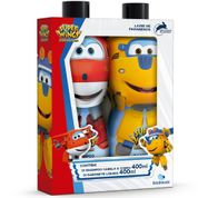 KIT SHAMPOO + SABONETE LIQUIDO - SUPER WINGS -  400ML