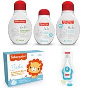 KIT SHAMPOO+ CONDICIONADOR+ SABONETE+ COLONIA+ ESCOVA DENTAL