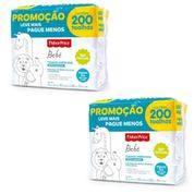 PACK 400 TOALHAS UMEDECIDAS RN SEM PERFUME - FISHER PRICE