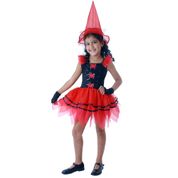 Fantasia Halloween - Bruxa Fashion com Aranhas - Tamanho M - Sulamericana