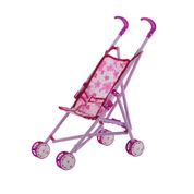 Carrinho de boneca Infantil de brinquedo Rosa  dobrável BBR