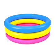 Piscina Inflável 3 Anéis Lisa 66 Litros - Dm Toys